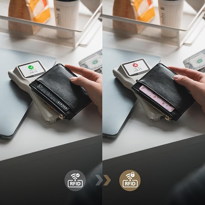 VULKIT RFID Blocking Cards, Slim RFID Card Blocker & NFC Contactless Card Protector for Your Wallet and Passport for Travel, Outdoor (6, combo)