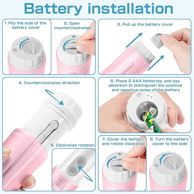 Portable Electric Bidet for Travel - Toilet Sprayer for Personal Hygiene Cleaning, Soothing Postpartum Care & Hemorrhoid Relief