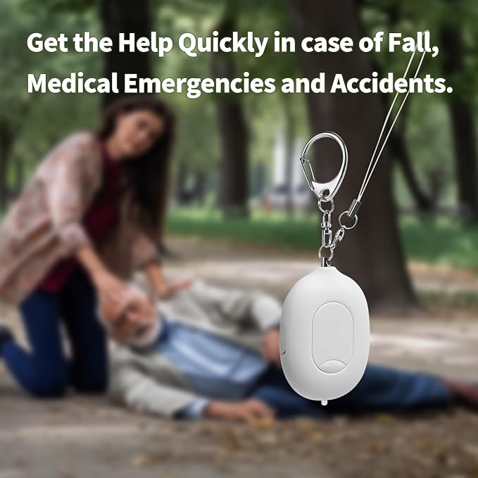 Portable Door Stopper Security Alarm, Door Stopped Alarm When Opened, 130dB Loud Travel Door Stop Alarm with Vibration Sensor & LED Flashing, USB Rechargeable for Hotel Home Safety