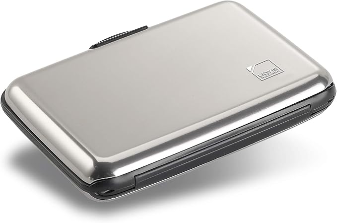 Lewis N. Clark Rfid Aluminum Wallet, Silver, One Size