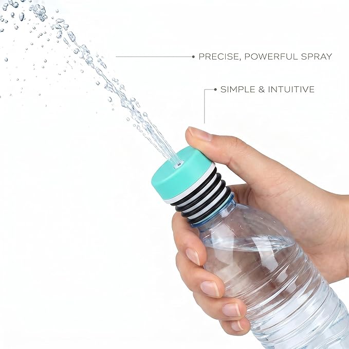 Portable Bidet for Toilet, Travel & Camping – Compatible with Every Bottles, Pocket Bidet Sprayer for Women & Men, Gentle Water Jet for Postpartum or Personal Hygiene (4 pcs 4 Colors)