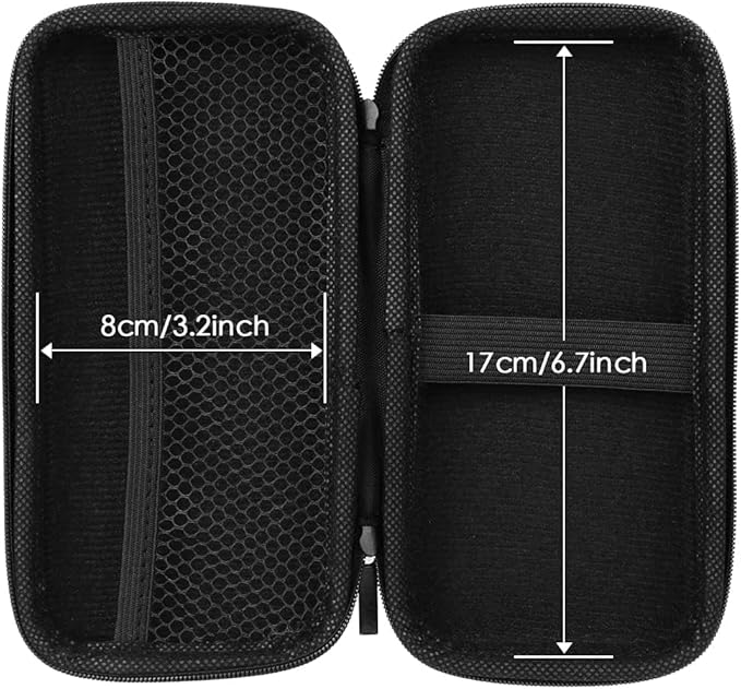 iMangoo Travel Essential Electronics Organizer Pouch Charger Case, Shockproof Dual Zipper Power Bank Cables Tech Accessories Purse, Men & Women Travel Must Have Storage Bag, 6.5x3.2x1 inch Green