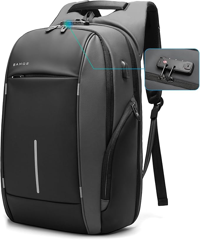 BANGE Lightweight Travel Backpack,Fashion Business Work Backpacks, Laptop Backpack for 15.6 Inch Notebook, Men's Backpack…