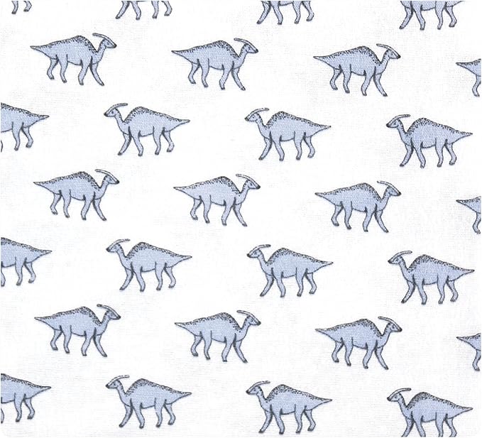 Hudson Baby Unisex Baby Cotton Flannel Receiving Blankets, Boy Dino World, One Size