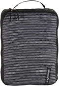 Eagle Creek Pack-It Reveal Medium Packing Cubes for Travel - Durable, Water-Resistant Fabric with Angled Zipper Design and Full Front-Panel Mesh Window, Black