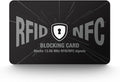 DUGRAFT RFID Blocking Card, One Card Protects Your Entire Wallet, NFC Contactless Signal Blocker, Credit Card Protector, Rfid Card BLocker