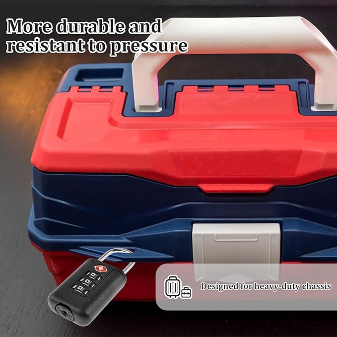 3Pcs TSA Approved Luggage Locks 3 Digit Travel Combination Portable Small Padlocks Stainless Steel TSA Accepted Toolbox Locks for Travel Bag Suitcase Lockers