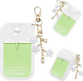 Silicone Case Compatible with Touchland Hand Sanitizer Spray Mist 1 oz with Flower keychain