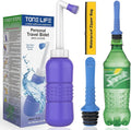 2PCS-Pack Portable Bidet 450ml Travel Bidets + Blue Backpacking Bidet,Peri Bottle for Postpartum and Perineal Care, Spray Bottle for Perineal Cleansing and Recovery