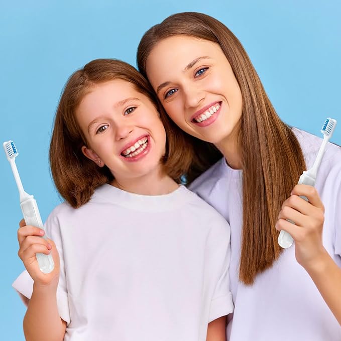 Travel Toothbrush, Toothbrush and Toothpaste Travel, Individually Packaged with Storage Box, Foldable Storage, is Suitable for Camping, Business Trip (PACK-20)