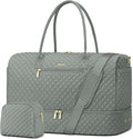 Travel Bag Weekender Bags for Women - Carry on Overnight Bag with Shoe Compartment Duffle Bag with Laptop Pocket Hospital Bag for Labor Delivery Gym Tote Bag with Toiletry Bag Dark Green