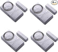 Wireless Home Security burglar alarm, Magnetic Sensor Door Window Alarm, Super Loud 110dB, Pool Door Alarm for Kids Pack of 4