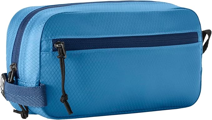 Eagle Creek Pack-It Isolate Quick Trip - Compact Travel Toiletry Bag for Optimizing Luggage Space - Lightweight - Water-Resistant - Easy-Grab Zipper - Sustainable Materials - X-Small - Blue Dawn