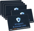 Meliya RFID Blocking Cards 6 Pack, NFC Contactless Bank Debit Credit Card Protector, Anti-Theft Wallet Shield for Passport & ID, Ultra Slim Full Protection Blocker