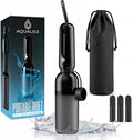 Aqualise Portable Bidet for Travel, USB-C Rechargeable Electric Handheld Sprayer, 3 Nozzles & Carry Pouch - High Pressure Waterproof Peri Bottle for Women, Men, Postpartum Care & Personal Hygiene