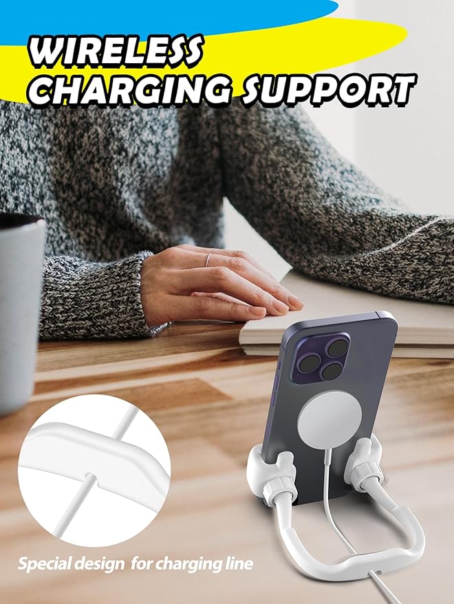 Gifts for Mothers Day Teens Kids Men Women Gifts: Thumbs Up Lazy Phone Stand Holder for Desk Funny Gadgets for Teenage Boys Girls Mom Wife Dad Father Son Daughter Adults Gifts Stocking Stuffers
