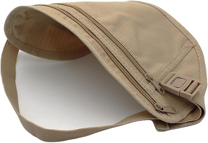 Money Belt, Travel Pouch, Money Belt for Travel, Slim Moneys Pouch Under Clothes, Moneys Bag with Zipper for Cash, Passport Holder