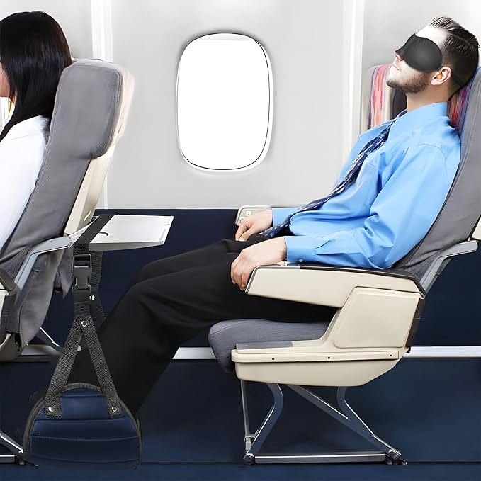 Portable Foot Hammock for air Travel,Airplane Foot Hammock Travel Essentials,