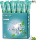 Mouthwash Travel Size Portable 60 Individual Disposable Packets to Go, Alcohol & Fluoride Free Fresh Mint Mouthwash Strips for Superior Oral Hygiene (Pack of 60)