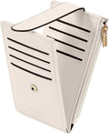 Chelmon Womens Wallet Slim RFID Blocking Bifold Multi Card Case Wallet with Zipper Pocket (Beige)