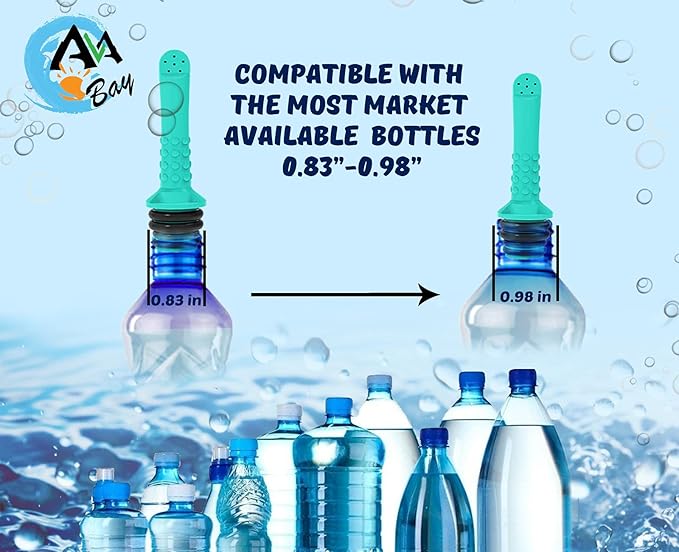 2pcs Portable Bidet I Easy-to-use Faucet Bidet I Compatible with Most Bottles I Peri Bottle for Postpartum Care I Hand Bidet for Toilet, Washing, Personal Hygiene and Travel