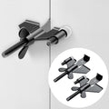 2 Pack Black Portable Door Lock Home Security Door Locker Travel Lockdown Locks for Additional Safety and Privacy Perfect for Traveling Hotel Home Apartment College