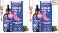 JoySpring SleepBerry - Kids Melatonin Liquid - 3MG Melatonin with D3 and Elderberry - Sugar-Free Liquid for Kids & Teens – Gentle Natural Sleep Support Formula (4 fl oz) (Pack of 2)