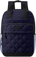 LOVEVOOK Puffer Backpack for Women Fits 15.6 Inch Laptop, Quilted Travel Backpacks Purse with Large Cup Holder, Teacher Computer Work Bags College Shool Bookbag, Puffy Carry On Personal Item Bag