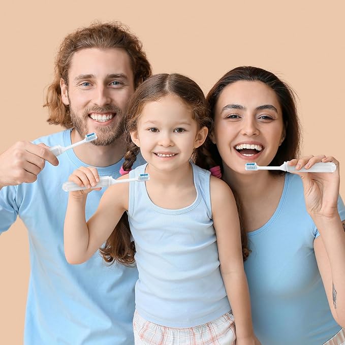 Toothbrush and Toothpaste Travel, Individually Packaged with Storage Box, Foldable Storage, Toothbrush Travel Size is Suitable for Camping, Business Trip (100-PACK)