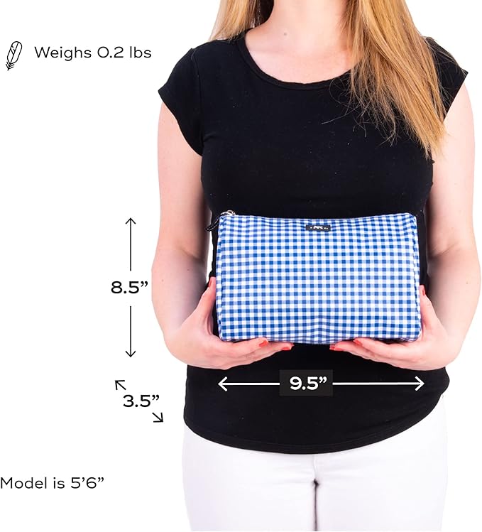 SCOUT Packin' Heat - Large, Water-Resistant, Zip Close Makeup Bag for Women- Toiletry Travel Bag - Cosmetic Bag