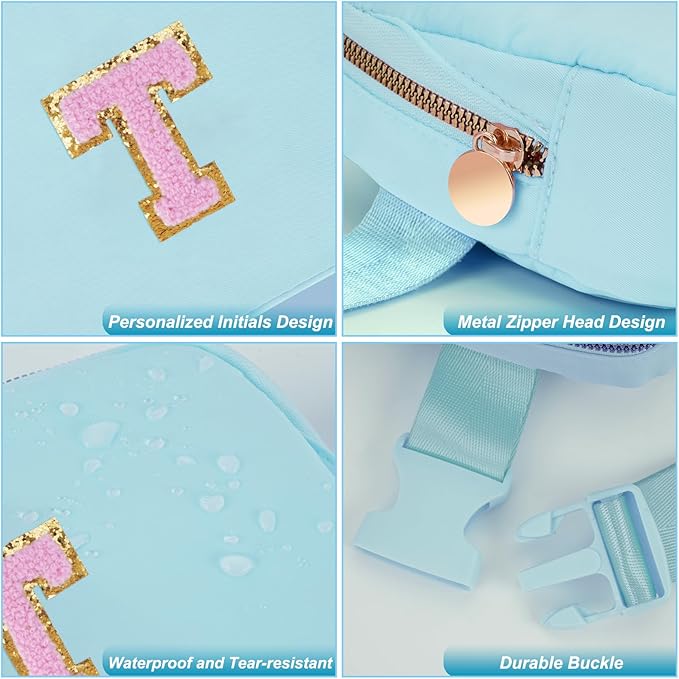 Uygafly Birthday Gifts for 4 5 6 7 8 9 10 11 12 13 Year Old Girls,Graduation Gifts for Teens Kids Daughter Sister Her,Fanny Pack Crossbody Bag Belt Bag Cute Trendy Stuff | Blue,T