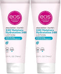 eos 24H Moisture Travel Body Lotion- Fresh & Cozy,Travel Size Essential,Toiletries,Mini Body Lotion,2.5 fl oz,(Pack of 2)