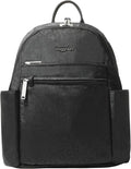 Securtex® Anti-theft Vacation Travel Backpack 10x13" Slash-Resistant Nylon Daypack w/RFID, Black Cheetah