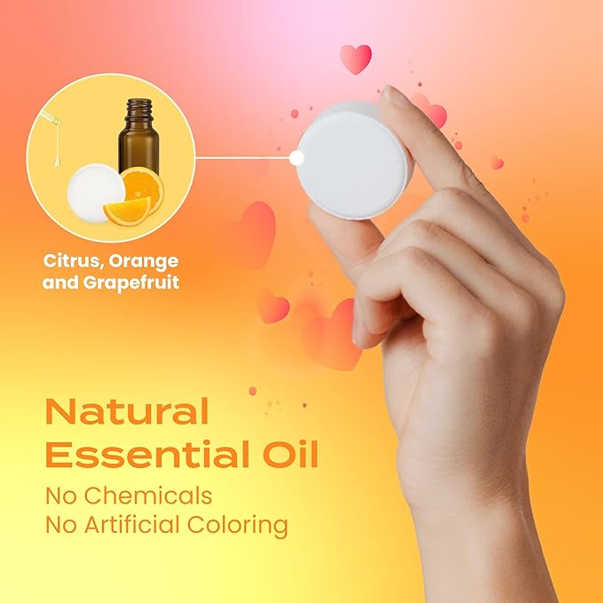 Body Restore Shower Steamers Aromatherapy 15 Pack – Mothers Day Gifts for Mom, Birthday Gifts for Women, Relaxation Stress Relief Self Care – Premium Citrus Essential Oil Tablets