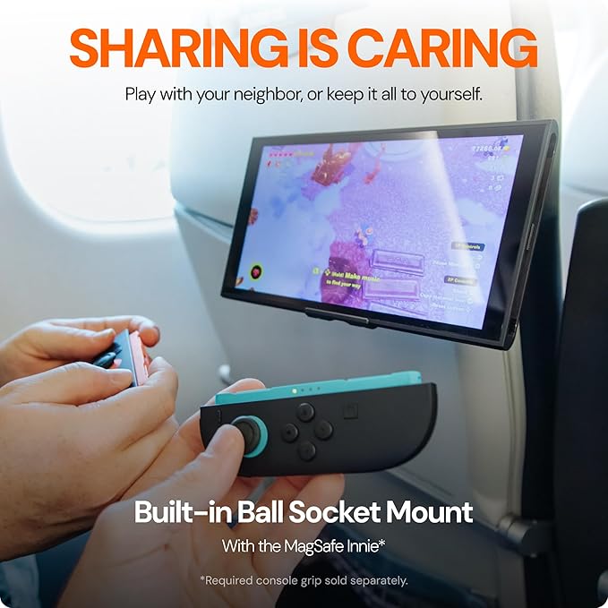 Mechanism Tray Table Mount & Magsafe Innie Airline Bundle | Airline Accessories