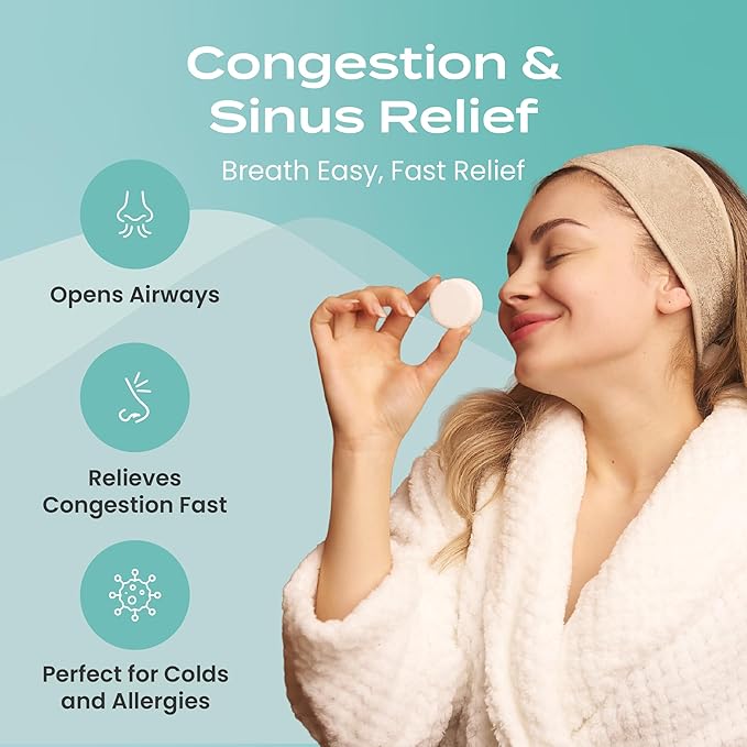 Body Restore Shower Steamers Aromatherapy 15 Pack – Mothers Day Gifts for Mom, Spa Gifts for Women, Relaxation Stress Relief Self Care – Premium Eucalyptus Essential Oil Tablets