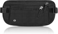 WALNEW Travel Money Belt for Women and Men - RFID Blocking Passport Holder Hidden Travel Wallet to Keep Cash, Credit Card, Passport, Cell Phone Safe