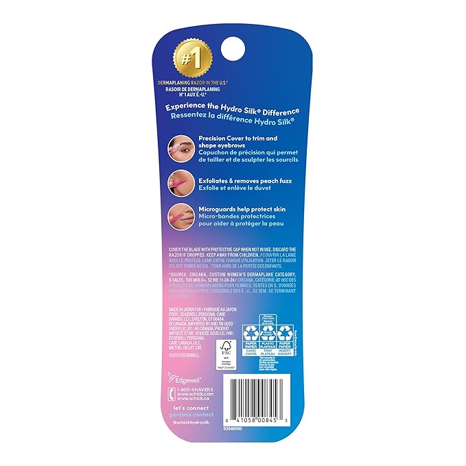 Schick Womens Silk Touch-Up Eyebrow Razor 3 Count