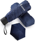 GAOYAING Small Mini Umbrella with Case Light Compact Design Perfect for Travel Lightweight Portable Parasol Outdoor Sun&Rain Umbrellas 34 Inches