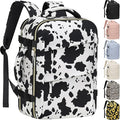 Tenot Carry on Backpack for Women TSA Approved 15.6 Inch Travel Laptop Backpack for Women Travel Essentials Womens Travel Backpack Cow Print
