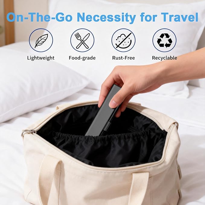 Portable Toothbrush Travel Case: Breathable & Dirt-Proof Hotel Camping Outdoor - Aluminum for Storage Recyclable Traveler (1, Black)