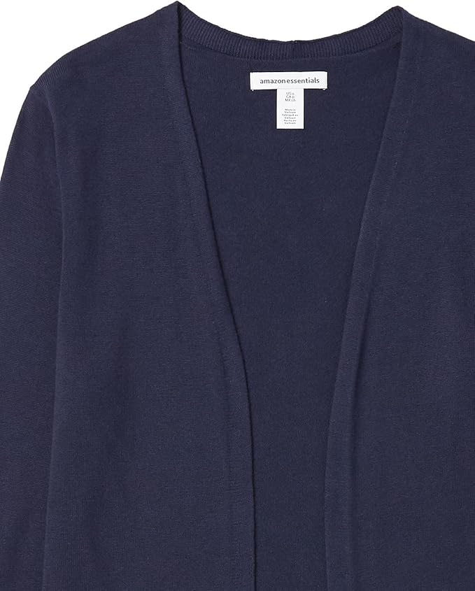 Amazon Essentials Women's Lightweight Long Sleeve Open-Front Cardigan Sweater (Available in Plus Size)