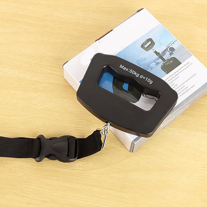 Digital Luggage Scale Portable Suitcase Weighing Scale 110lb/50kg Portable Handheld Suitcase Weight Scale with Hook