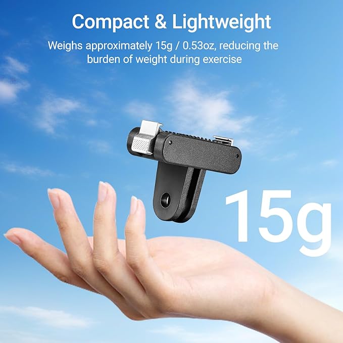 2 Pack Magnetic Quick Release Mount for DJI Action 6/Osmo Nano Accessories, Osmo Action6 Dual-Claws Adapter Base Bracket, Quick-Release Buckle Connector for Tripod, Action Camera Vlogging
