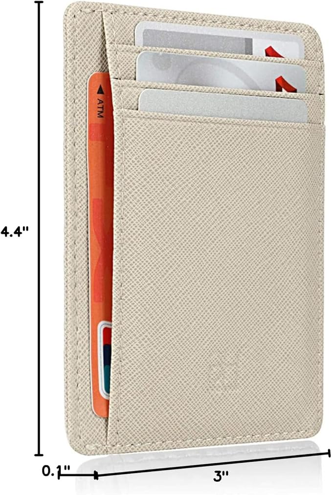 GH GOLD HORSE Slim RFID Blocking Card Holder Minimalist Leather Front Pocket Wallet for Women | Slim, RFID Blocking, Minimalist, Front Pocket
