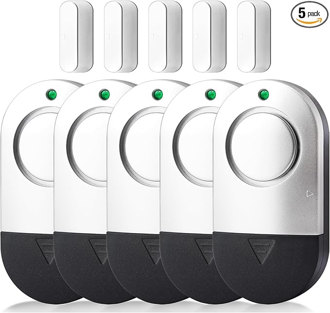 Window Alarm Sensors,120DB Door Alarms for Kids Safety, Door Chime, Burglar Alarm Window Alarms for Home