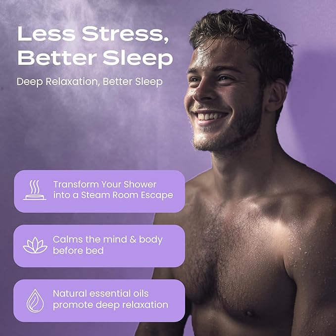 Body Restore Shower Steamers Aromatherapy 15 Pack – Mothers Day Gifts for Mom, Spa Gifts for Women, Relaxation Stress Relief Self Care – Premium Lavender Essential Oil Tablets
