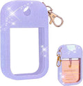 Silicone Case for Touchland Hand Sanitizer Spray – Hand Sanitizer Case Protective Holder with Keychain, Compatible with Power Mist & Glow Mist 1 fl oz