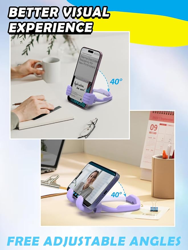 Gifts for Mothers Day Mom Wife Cell Phone Holder: Funny Gifts for Teenager Tween Women Daughter Thumb Up Cell Phone Stand Stand Stocking Stuffers Birthday Gadget for Teen Girl Gift Trendy Stuff Ideas