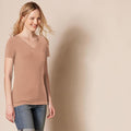 Amazon Essentials Women's Regular-Fit Short-Sleeve T-Shirt (Crewneck and V-Neck Options), Multipacks